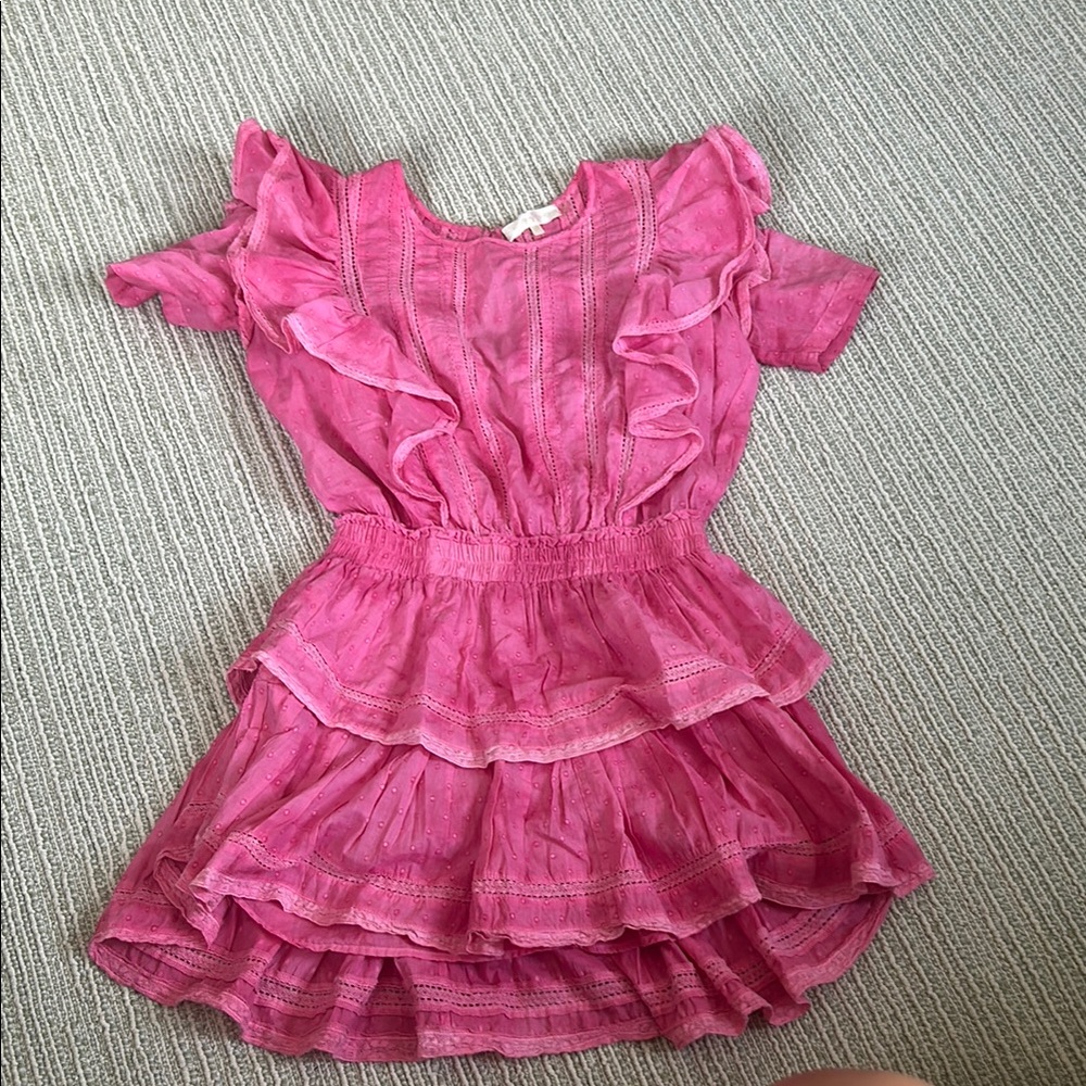 LoveShackFancy Pink Natasha dress